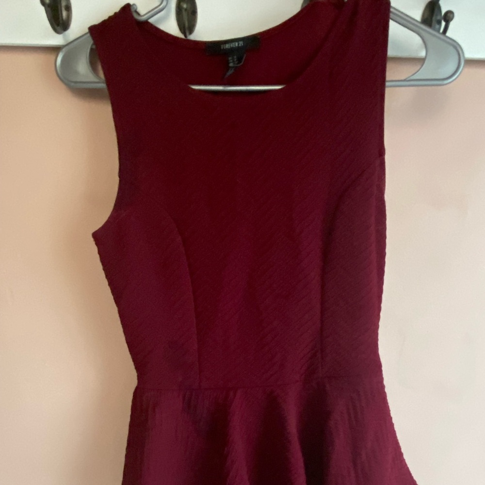 Burgundy Dress